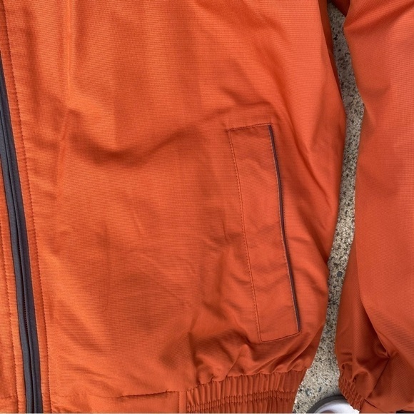 Kubota Orange Full Zip Jacket XL Orange Fleece Lined Destinations Coat - Picture 5 of 7